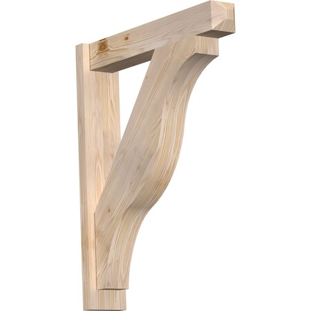 Ekena Millwork Funston Craftsman Smooth Outlooker, Douglas Fir, 5 1/2"W x 28"D x 34"H OUT06X28X34FST04SDF